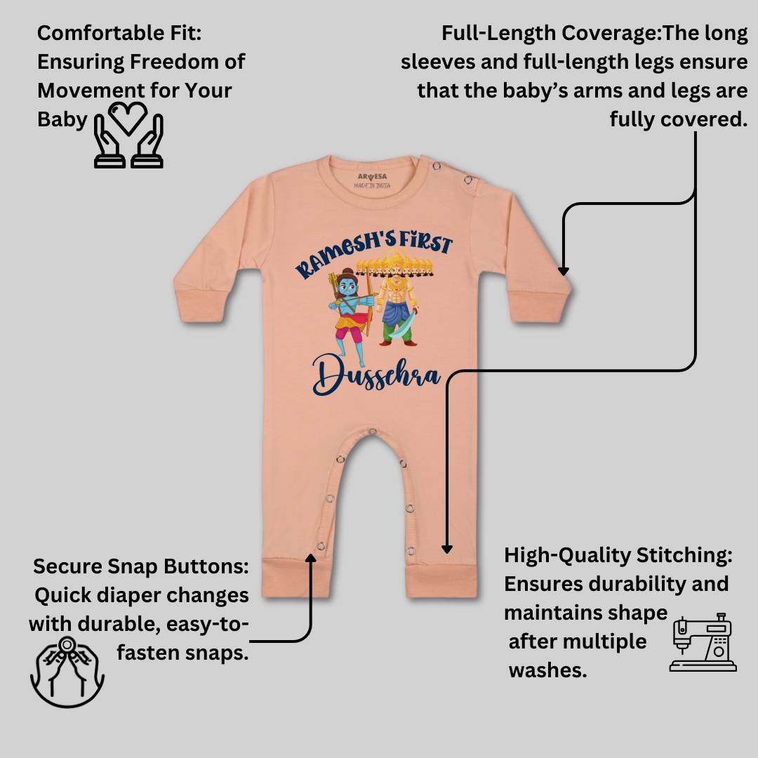 Arvesa My First Dussehra Baby Boy & Girl Dress