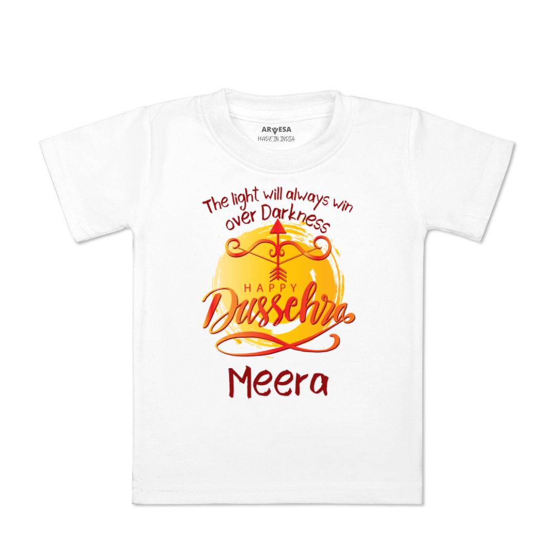 Arvesa Happy Dussehra Baby Boy & Girl Dress