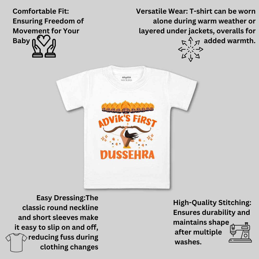 Arvesa My First Dussehra Baby Boy & Girl Dress