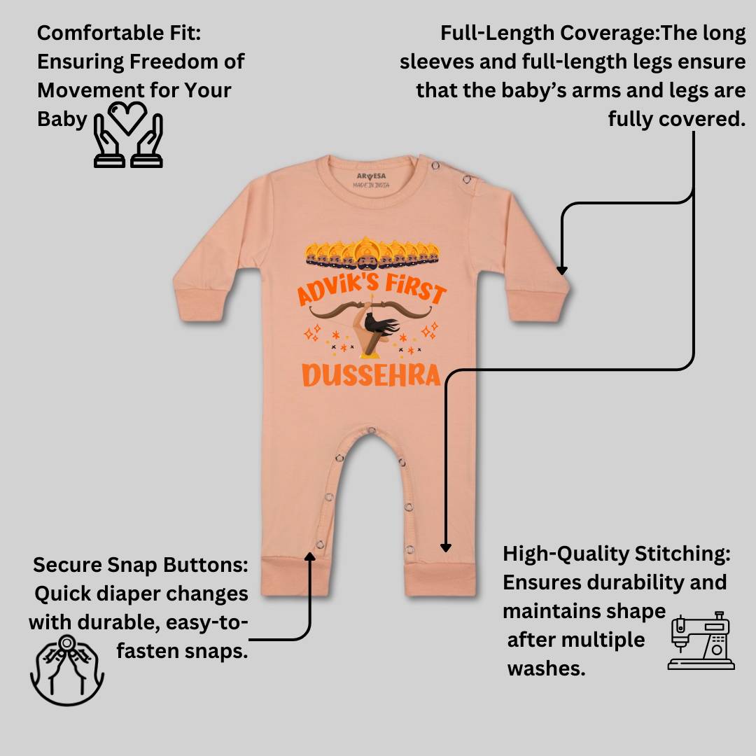 Arvesa My First Dussehra Baby Boy & Girl Dress