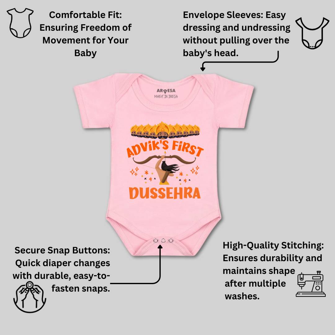 Arvesa My First Dussehra Baby Boy & Girl Dress