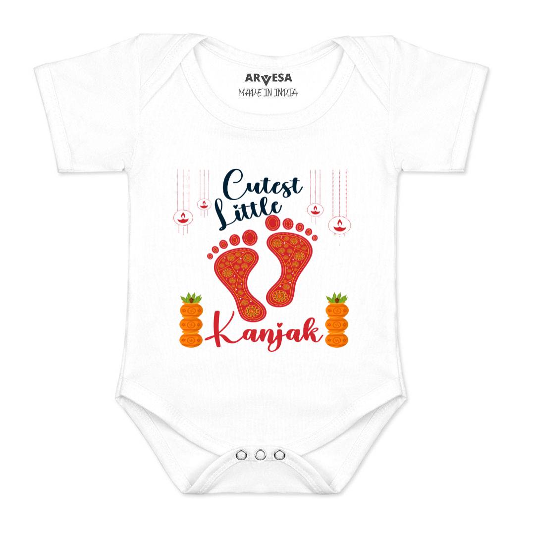 Arvesa Design-1087  Dussehra Navratri Durga My First Baby Boy and Baby Girl Dress .