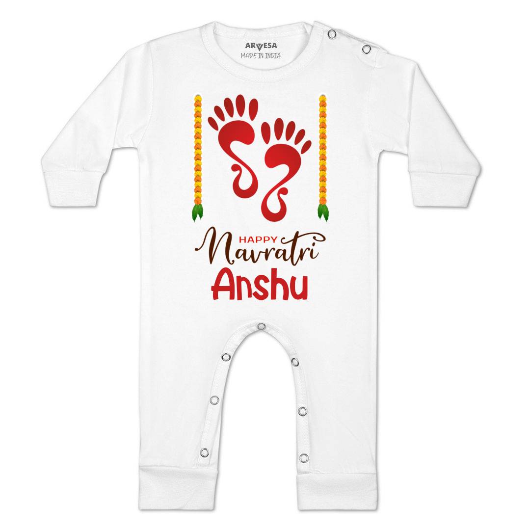 Arvesa Happy Navratri Baby Boy & Girl Dress
