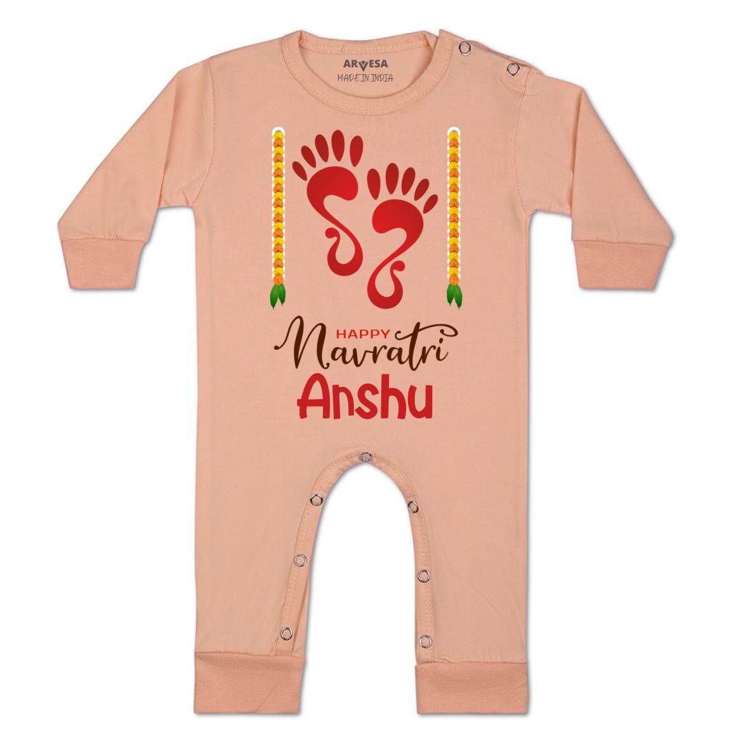 Arvesa Happy Navratri Baby Boy & Girl Dress