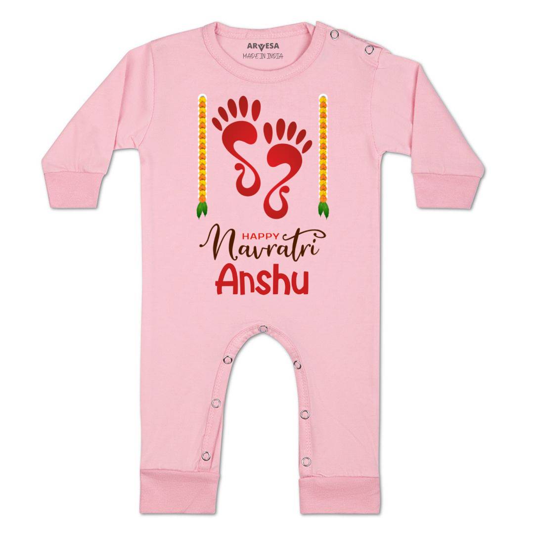 Arvesa Happy Navratri Baby Boy & Girl Dress