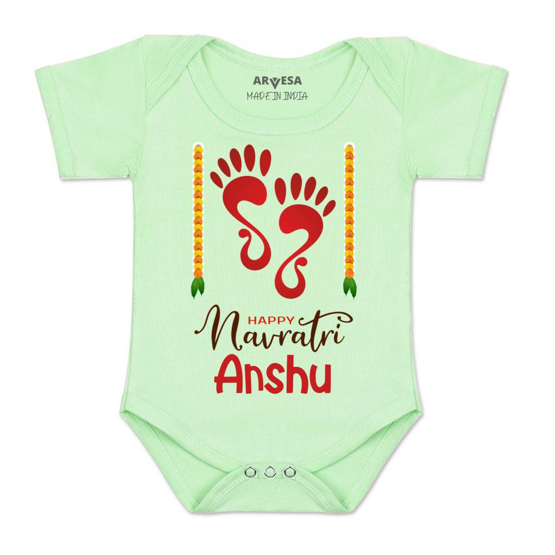 Arvesa Happy Navratri Baby Boy & Girl Dress