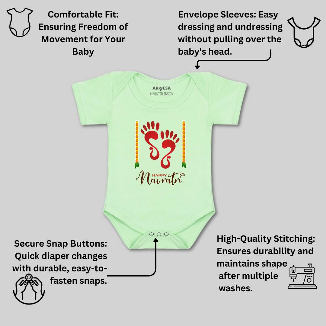 Arvesa Design-1088  Dussehra Navratri Durga My First Baby Boy and Baby Girl Dress .