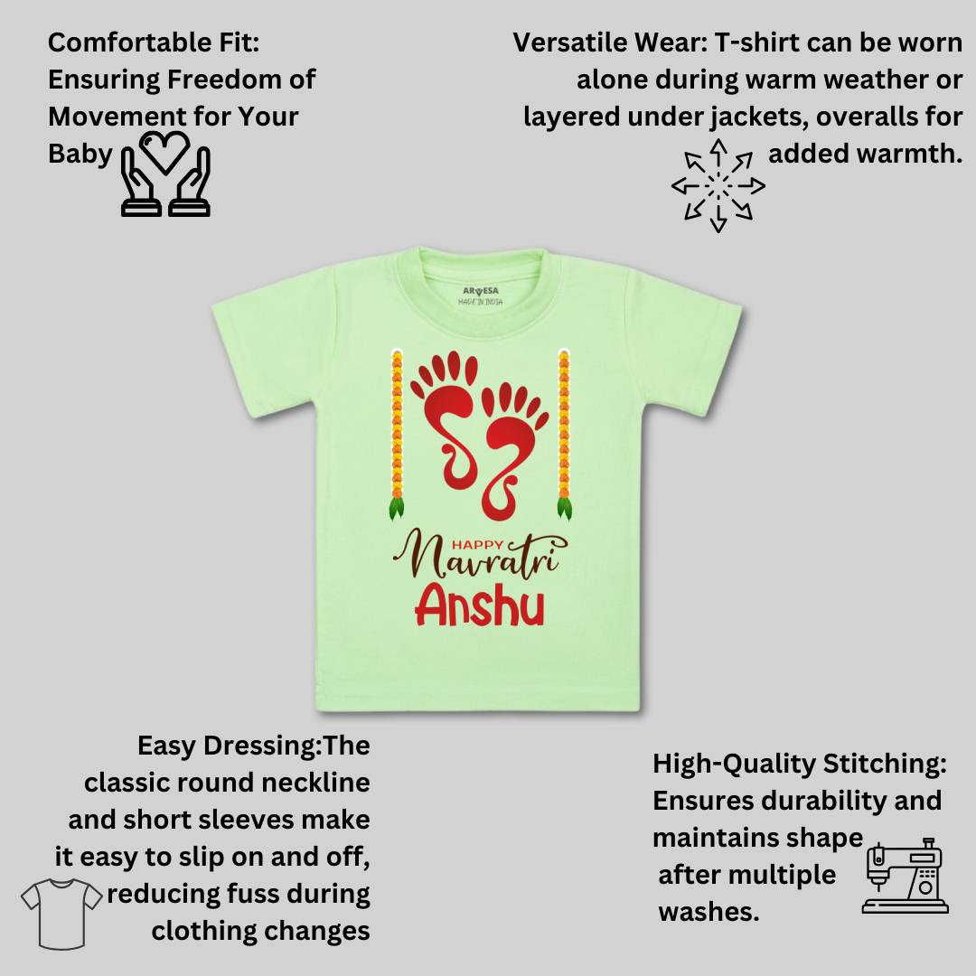 Arvesa Happy Navratri Baby Boy & Girl Dress