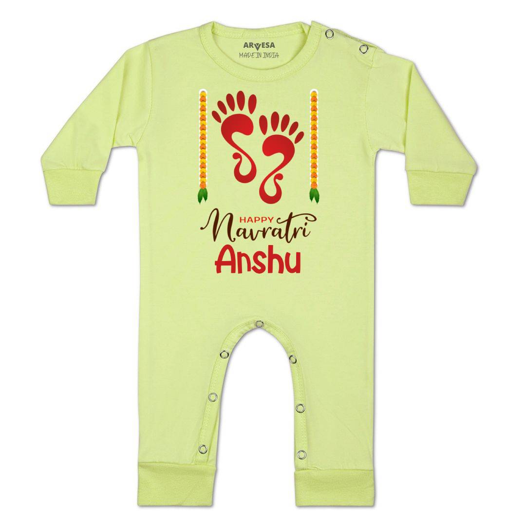 Arvesa Happy Navratri Baby Boy & Girl Dress