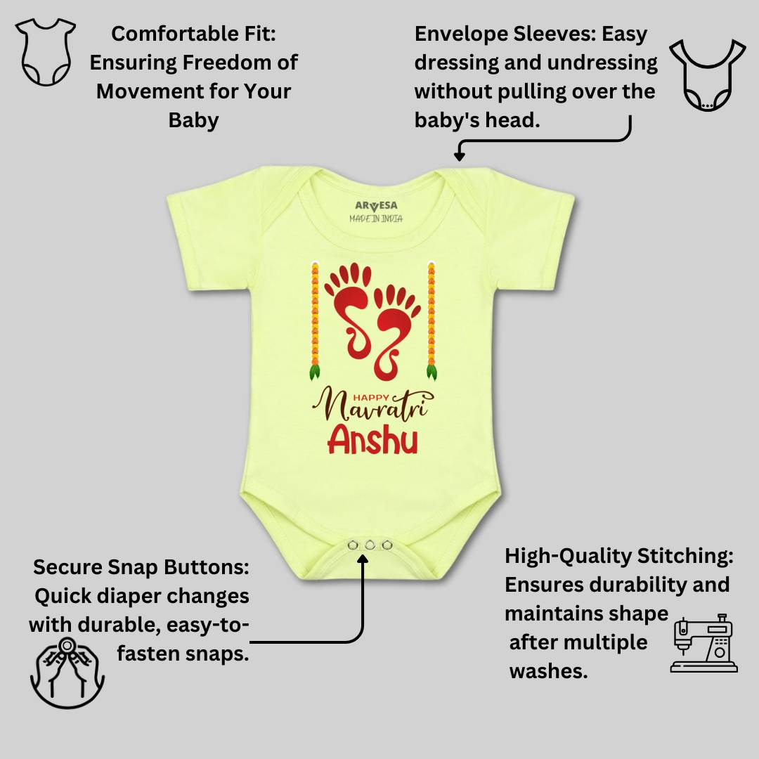 Arvesa Happy Navratri Baby Boy & Girl Dress