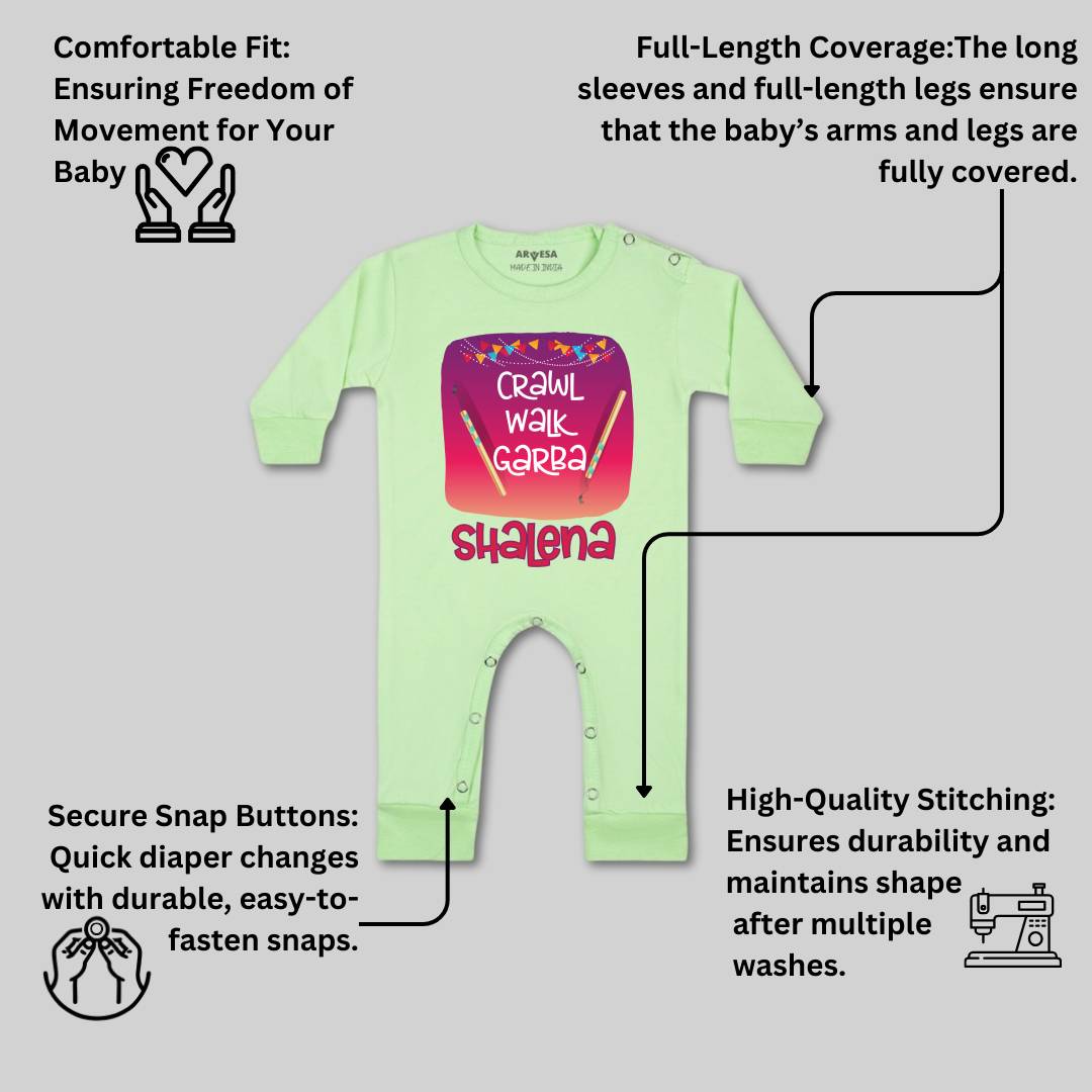 Arvesa Crawl Walk Garba Baby Boy & Girl Dress