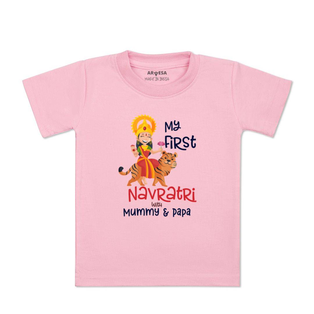 Arvesa Design-1091  Dussehra Navratri Durga My First Baby Boy and Baby Girl Dress .