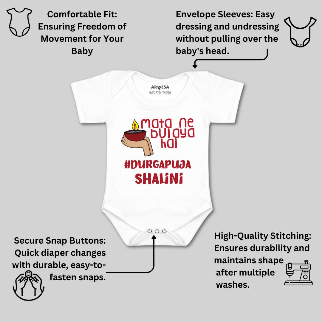 Arvesa Durga Puja Baby Boy & Girl Dress