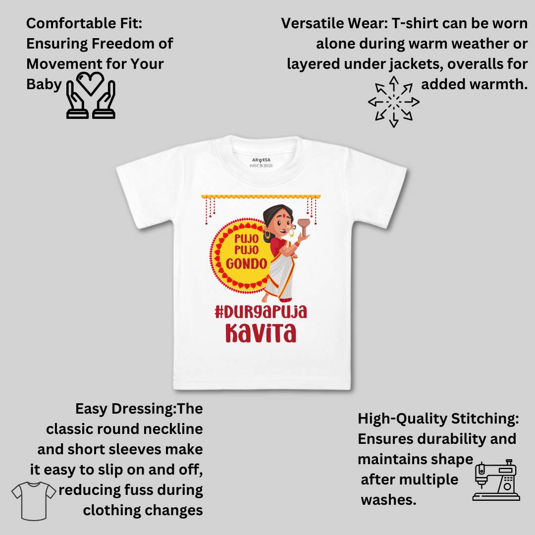 Arvesa My First Durga Puja Baby Boy & Girl Dress