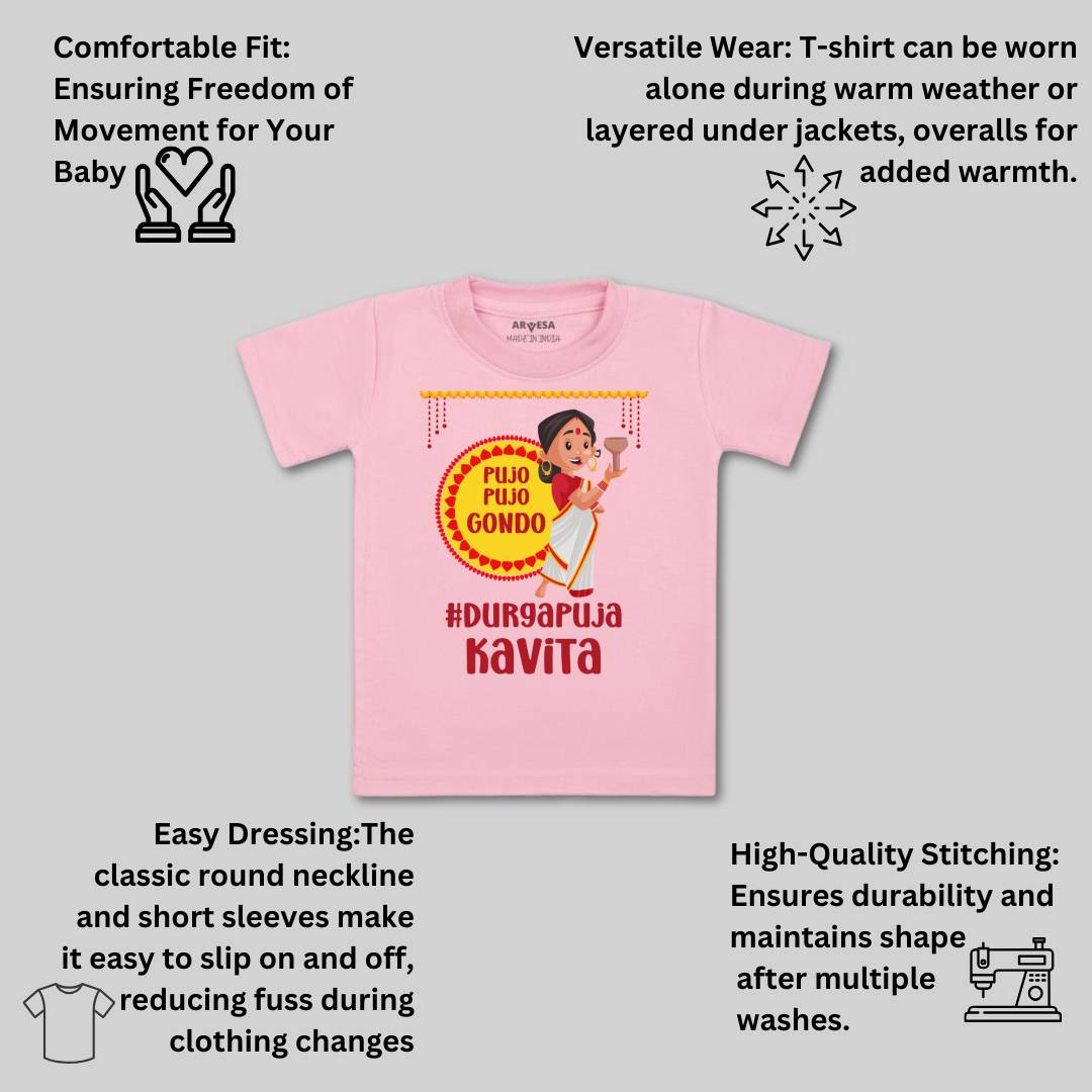 Arvesa My First Durga Puja Baby Boy & Girl Dress