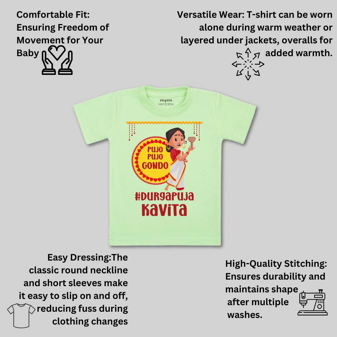 Arvesa My First Durga Puja Baby Boy & Girl Dress