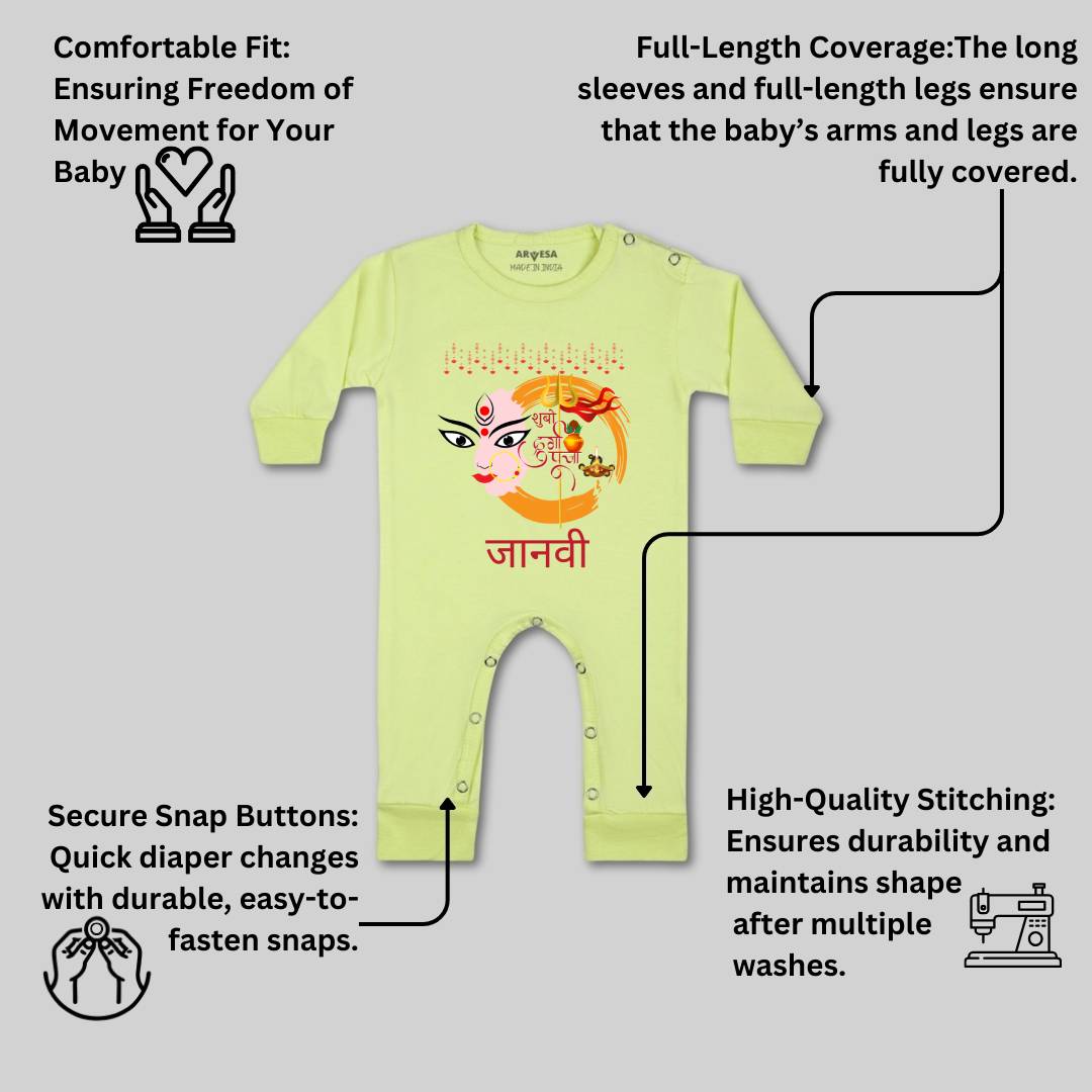 Arvesa My First Durga Puja Baby Boy & Girl Dress