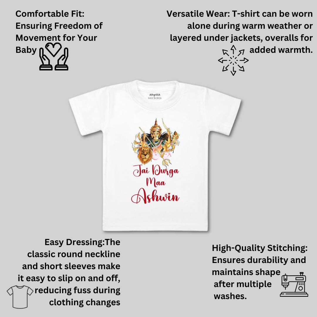 Arvesa Jai Durga Maa Baby Boy & Girl Dress