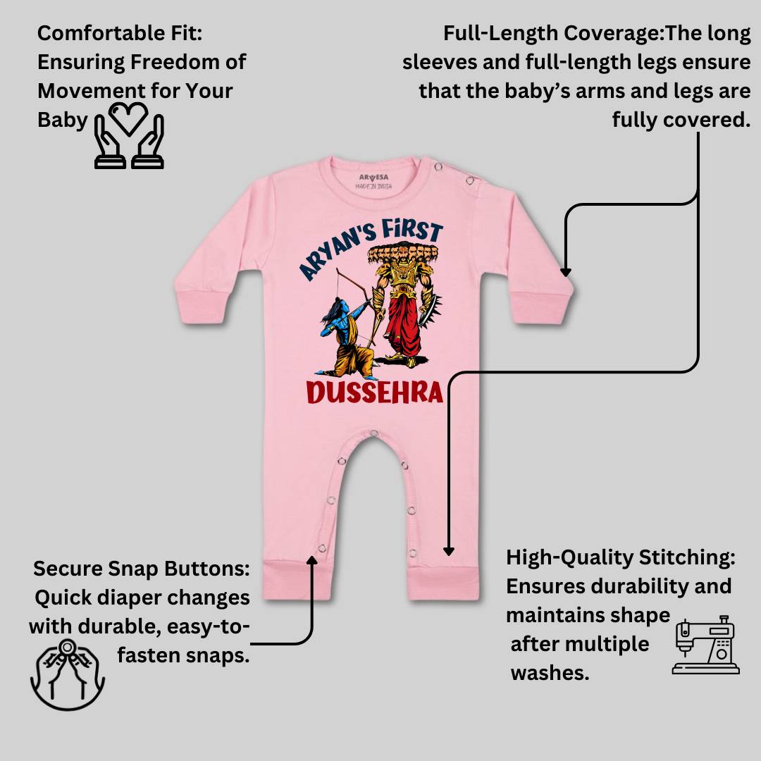 Arvesa My First Dussehra Baby Boy & Girl Dress