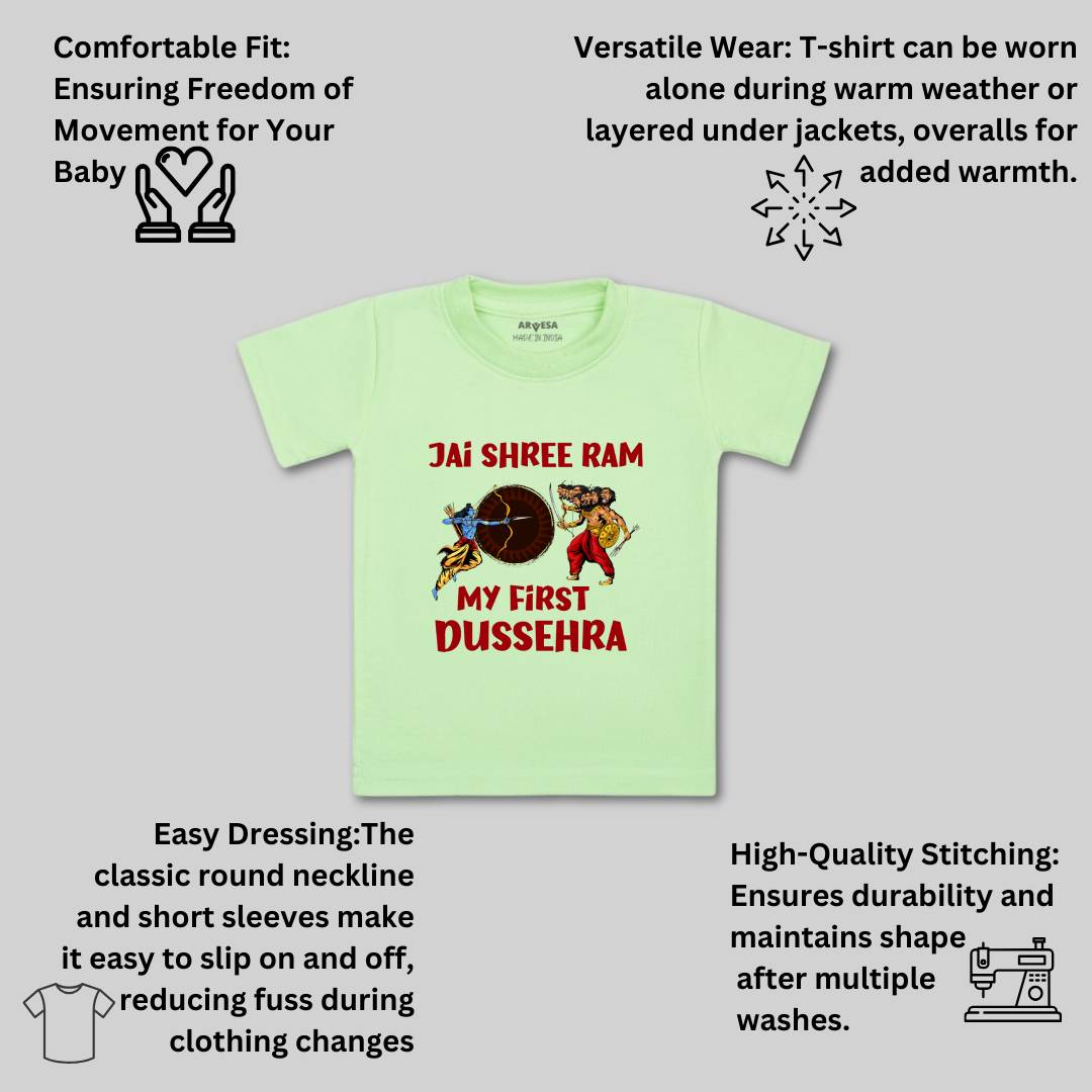 Arvesa Design-1098  Dussehra Navratri Durga My First Baby Boy and Baby Girl Dress .