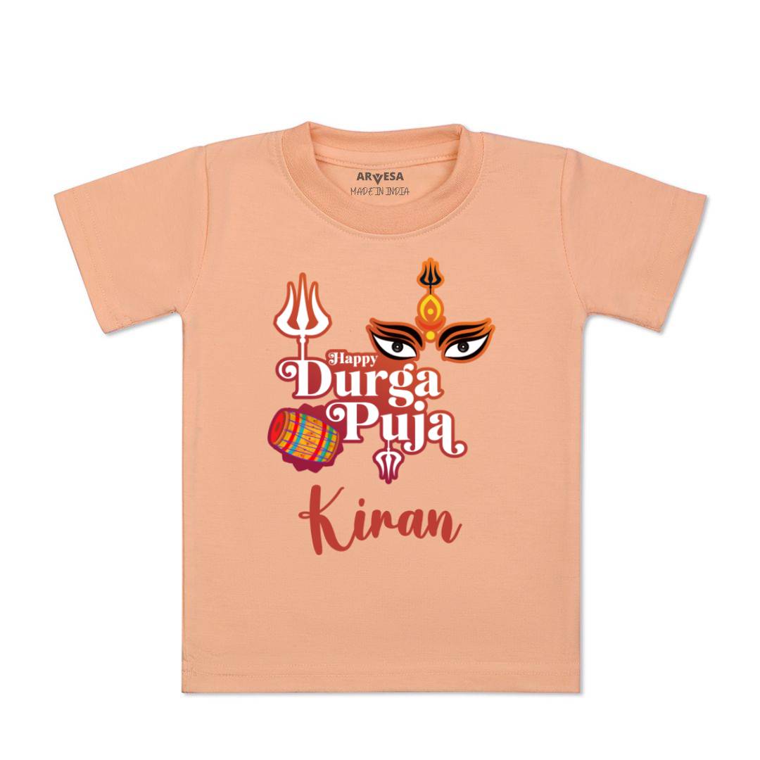 Arvesa Happy Durga Puja Baby Boy & Girl Dress