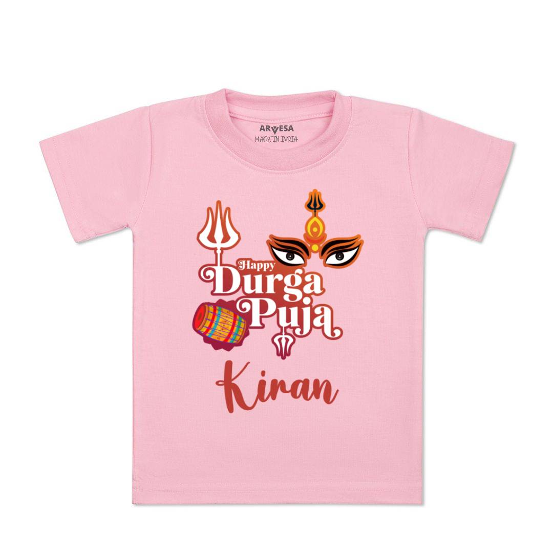 Arvesa Happy Durga Puja Baby Boy & Girl Dress