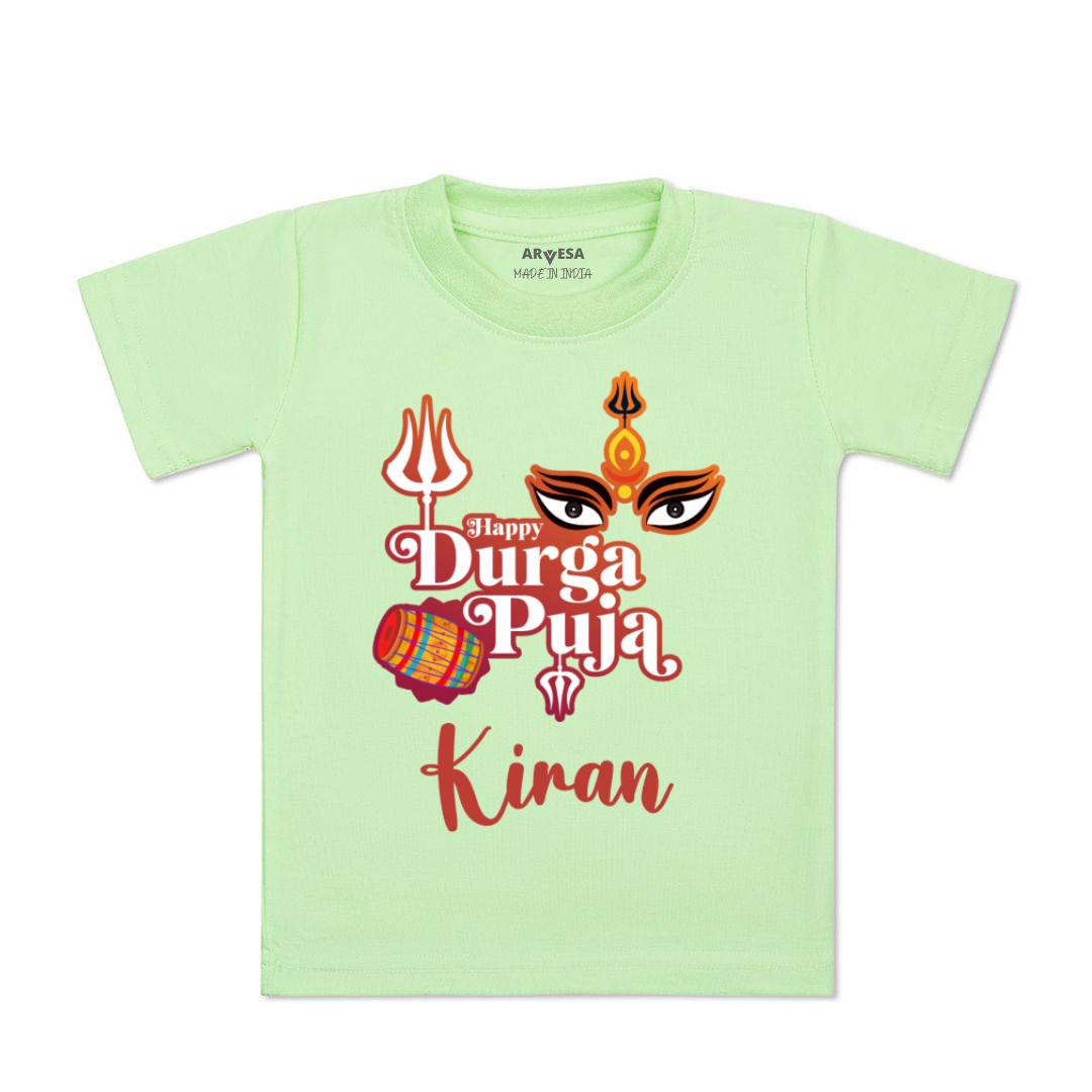Arvesa Happy Durga Puja Baby Boy & Girl Dress