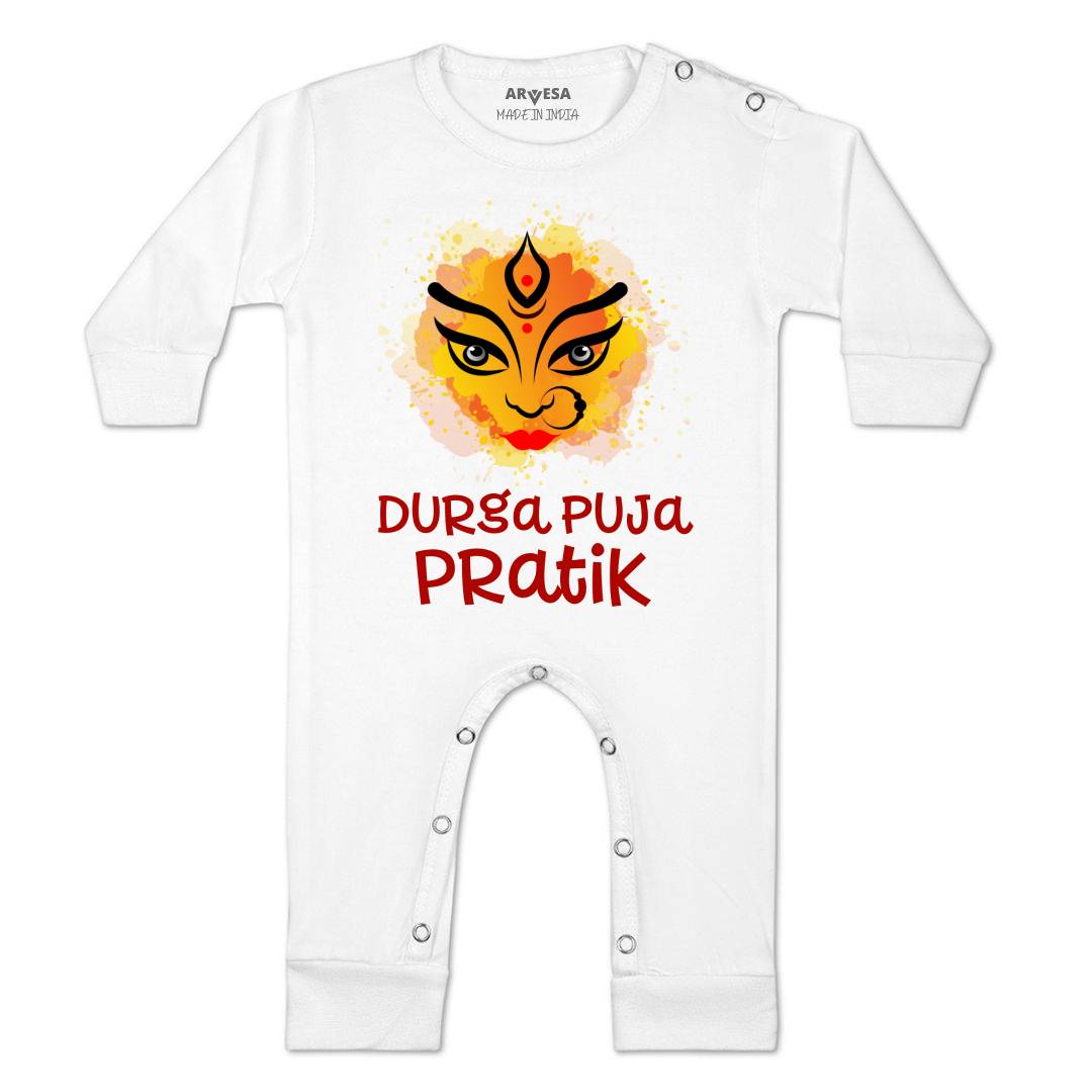 Arvesa Durga Puja Baby Boy & Girl Dress