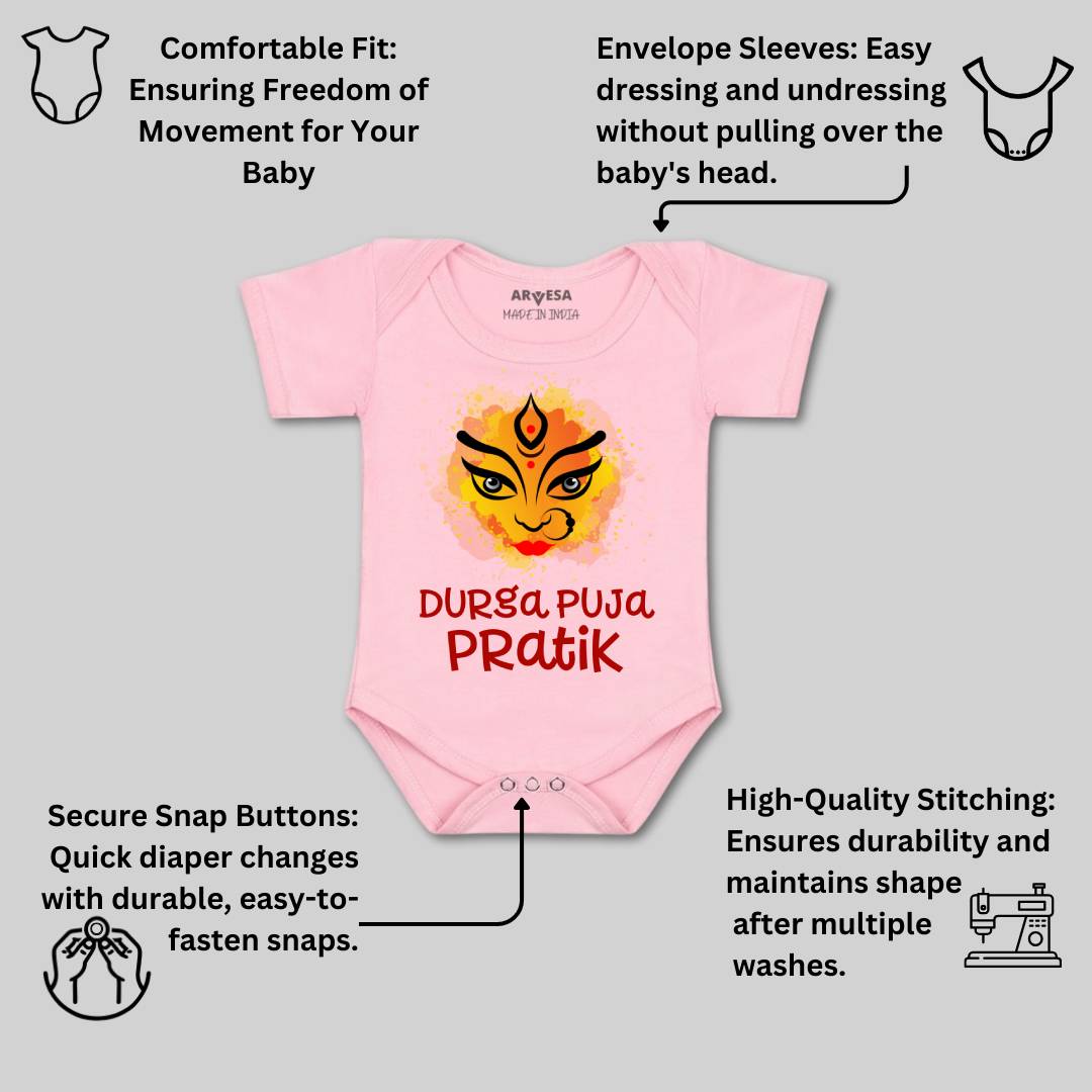 Arvesa Durga Puja Baby Boy & Girl Dress