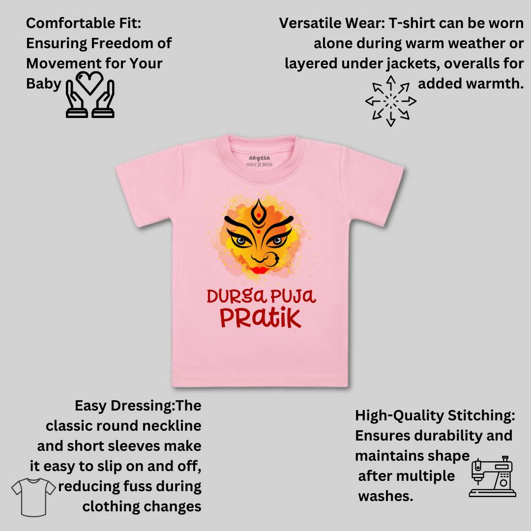 Arvesa Durga Puja Baby Boy & Girl Dress