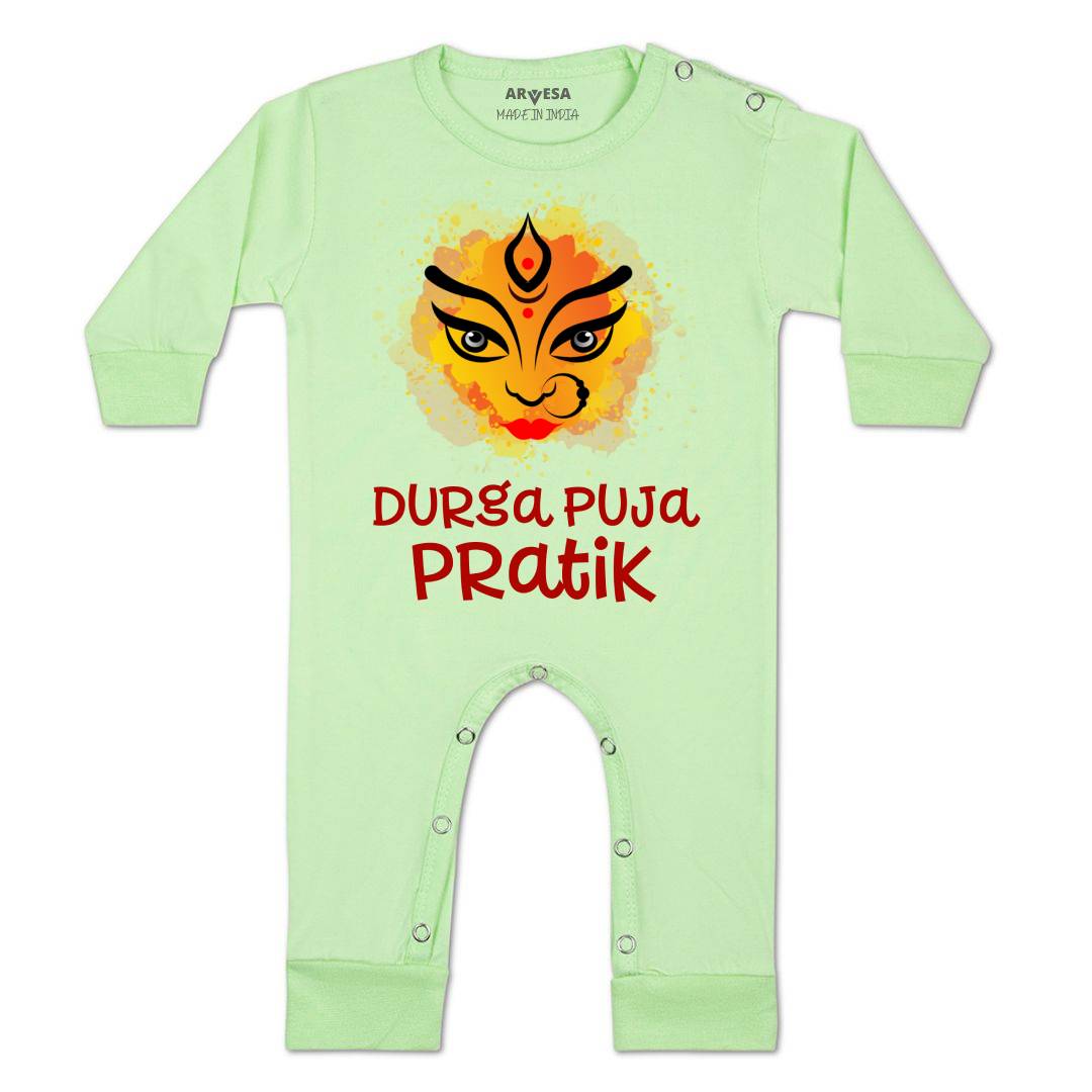 Arvesa Durga Puja Baby Boy & Girl Dress