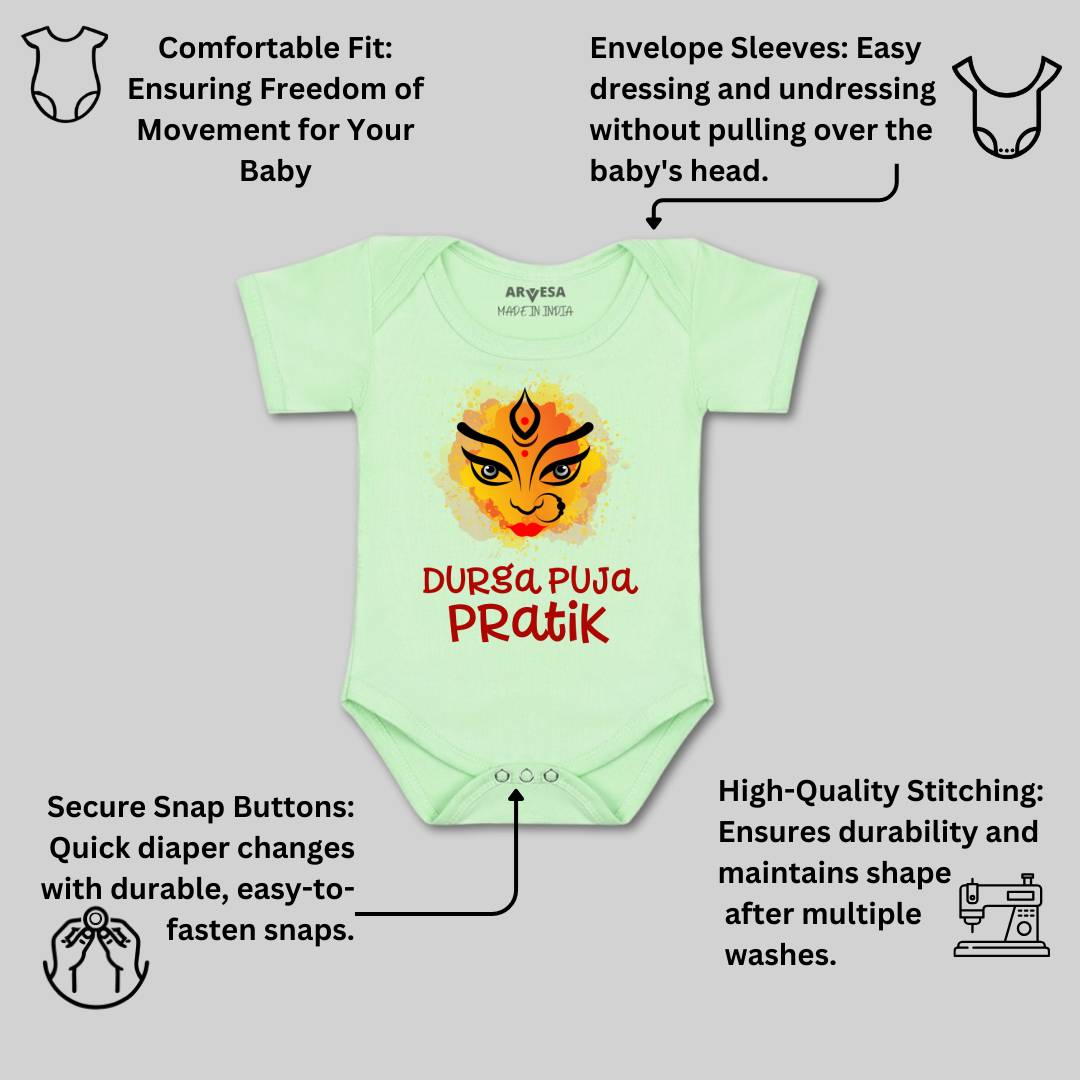 Arvesa Durga Puja Baby Boy & Girl Dress