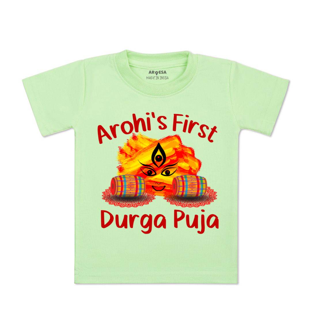 Arvesa My First Durga Puja Baby Boy & Girl Dress