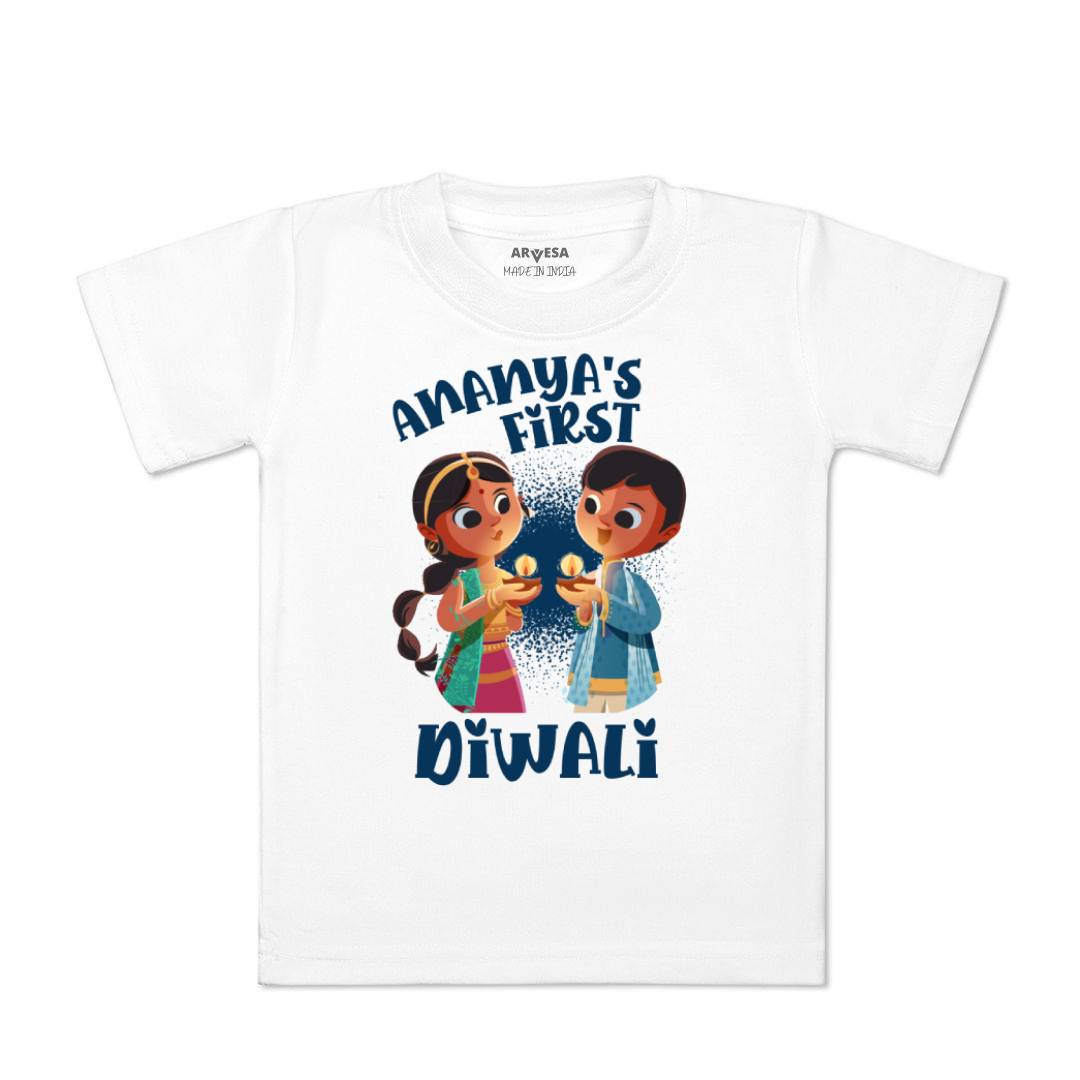 Arvesa My First Diwali  Baby Boy & Girl Dress