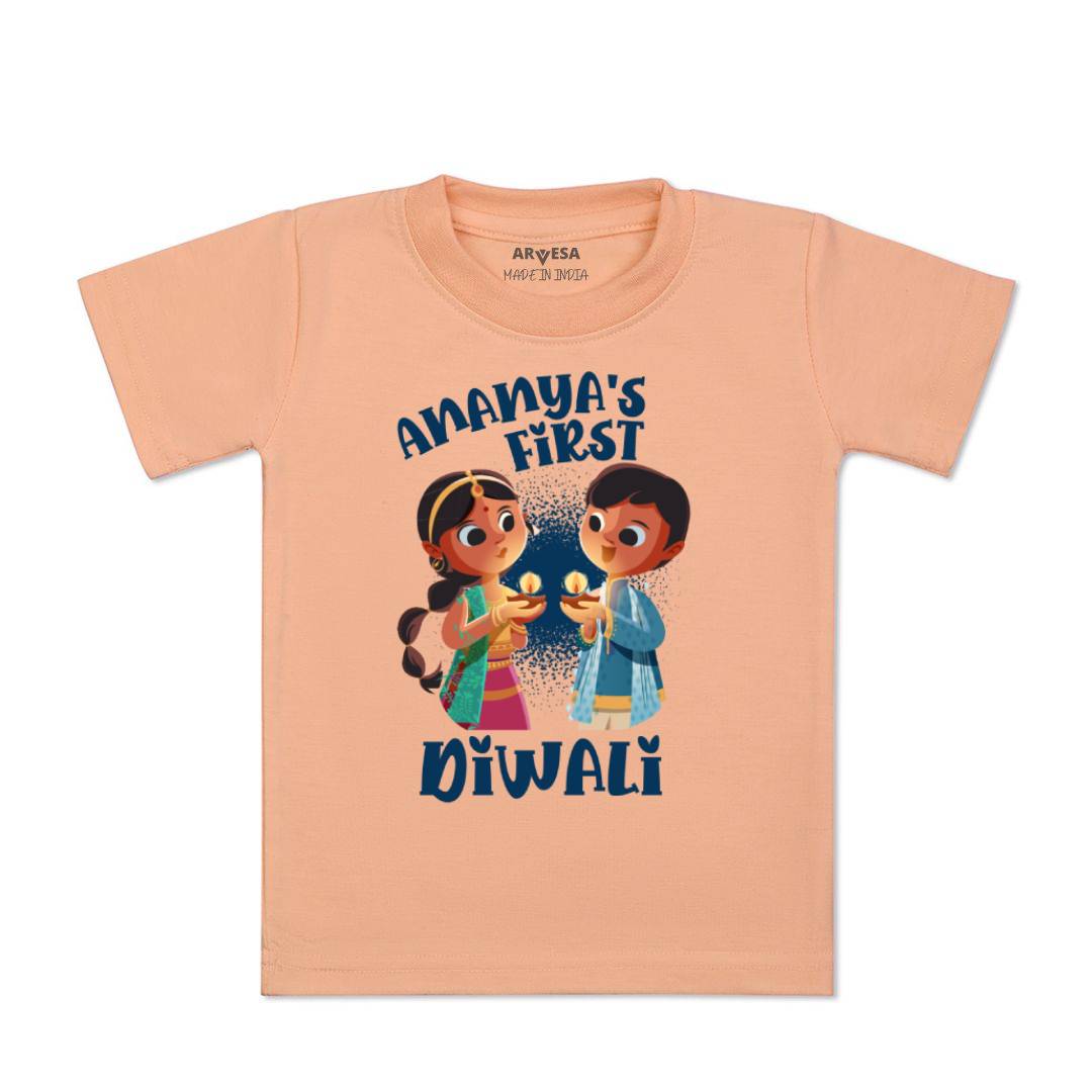 Arvesa My First Diwali  Baby Boy & Girl Dress