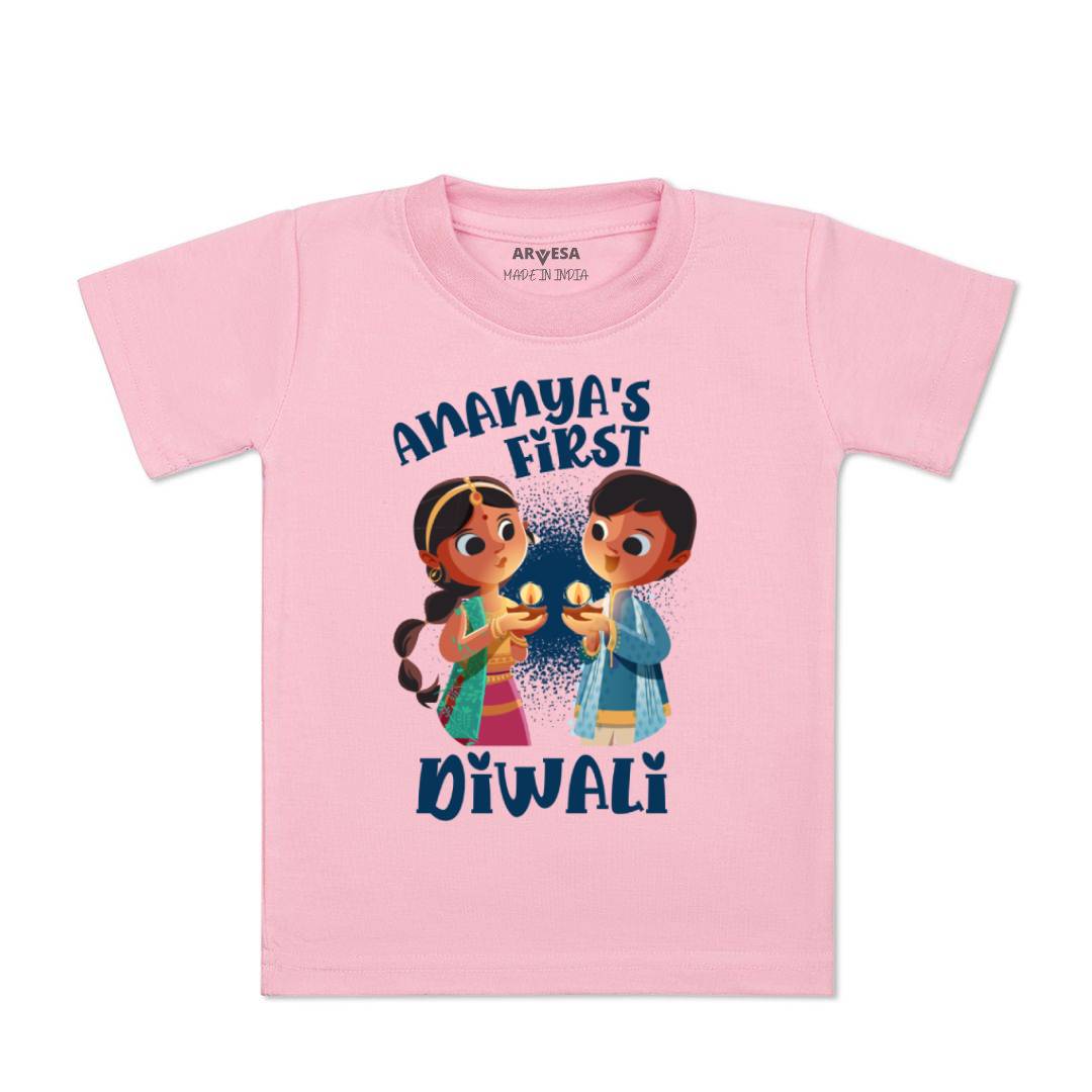 Arvesa My First Diwali  Baby Boy & Girl Dress