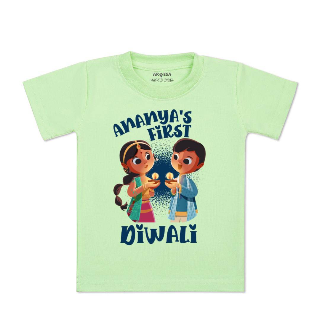 Arvesa My First Diwali  Baby Boy & Girl Dress