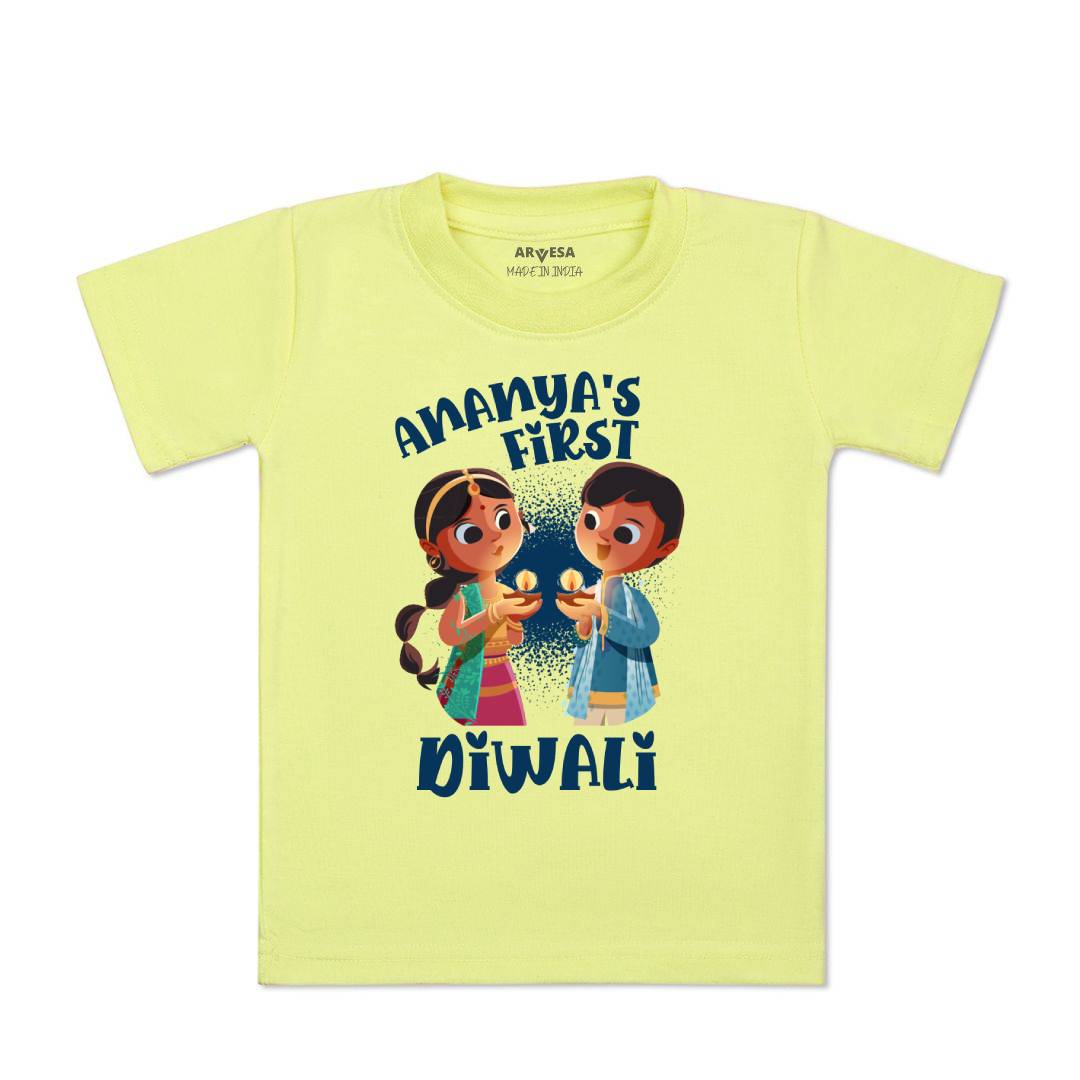 Arvesa My First Diwali  Baby Boy & Girl Dress