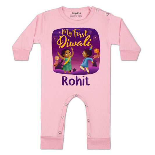 Arvesa My First Diwali  Baby Boy & Girl Dress