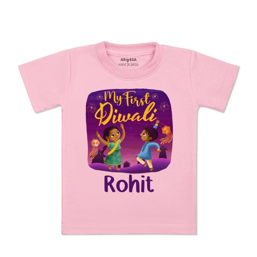 Arvesa My First Diwali  Baby Boy & Girl Dress