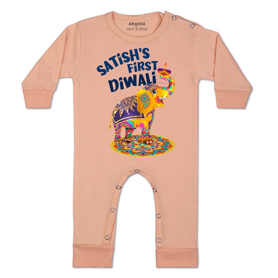 Arvesa My First Diwali  Baby Boy & Girl Dress