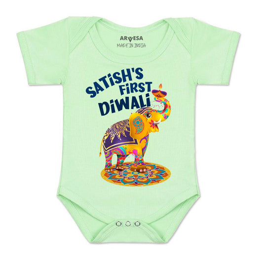 Arvesa My First Diwali  Baby Boy & Girl Dress