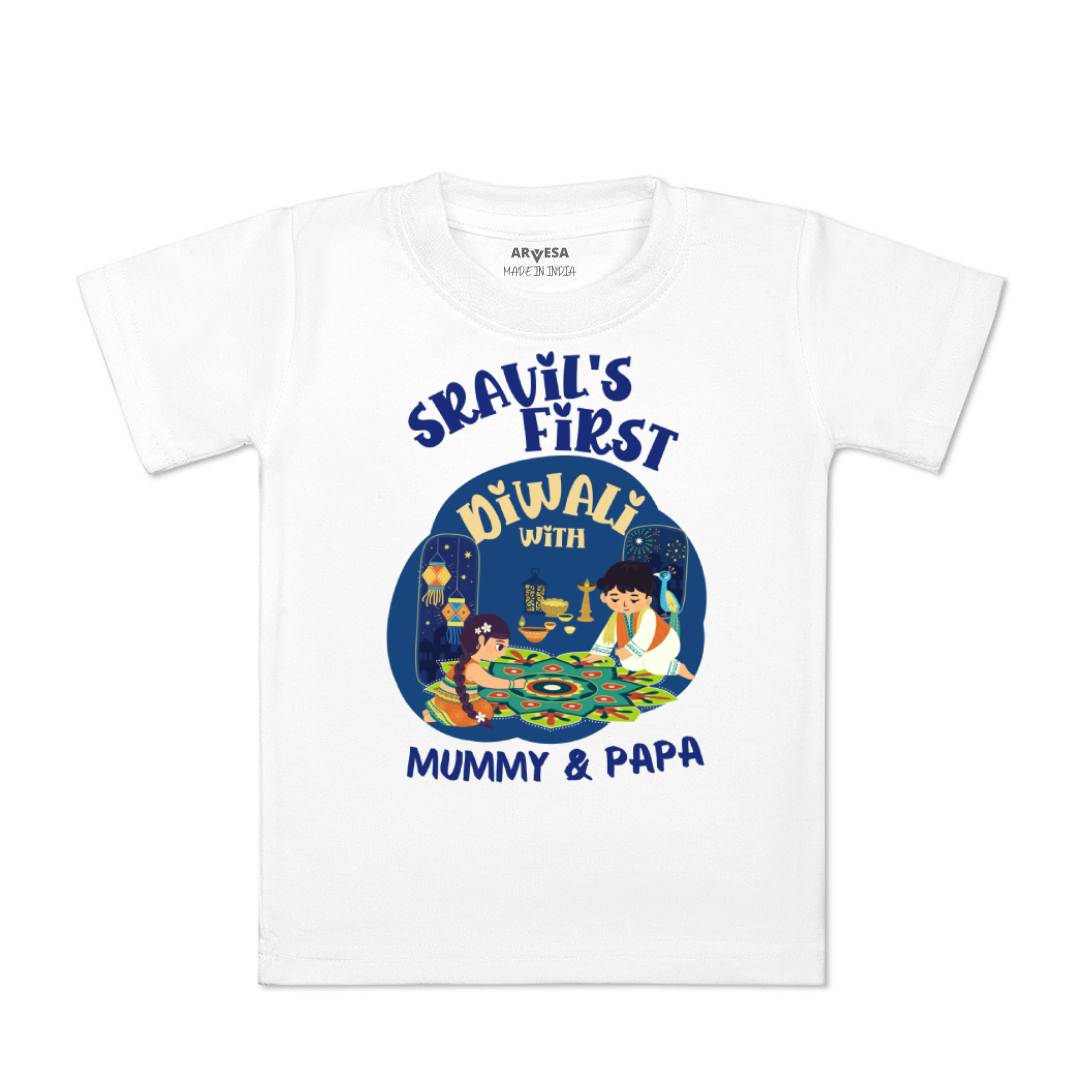 Arvesa My First Diwali  Baby Boy & Girl Dress