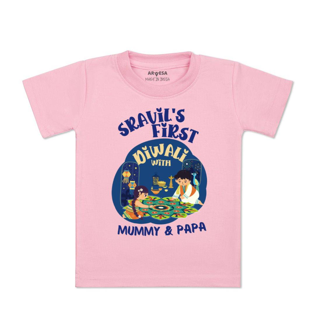 Arvesa My First Diwali  Baby Boy & Girl Dress