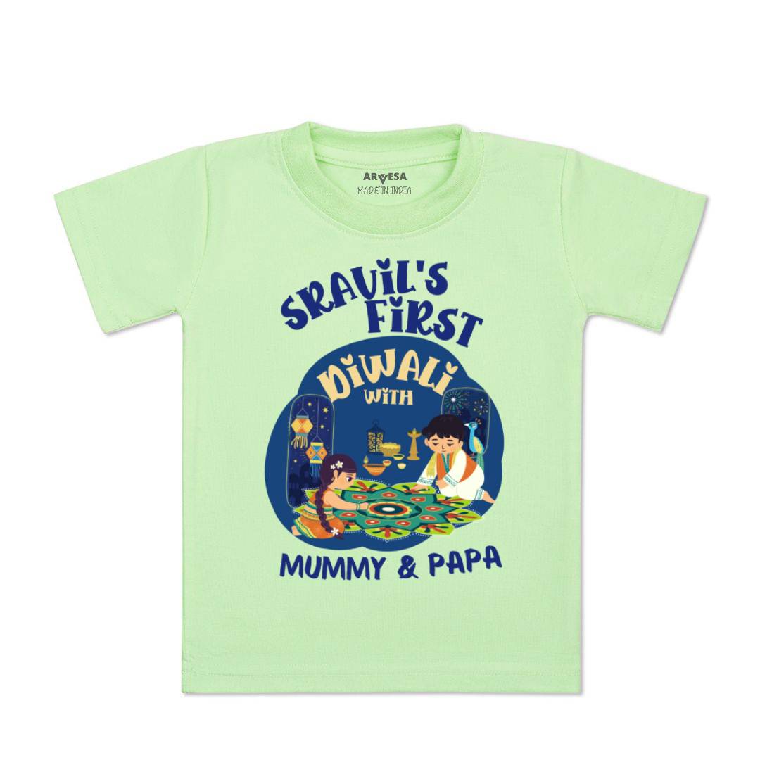 Arvesa My First Diwali  Baby Boy & Girl Dress