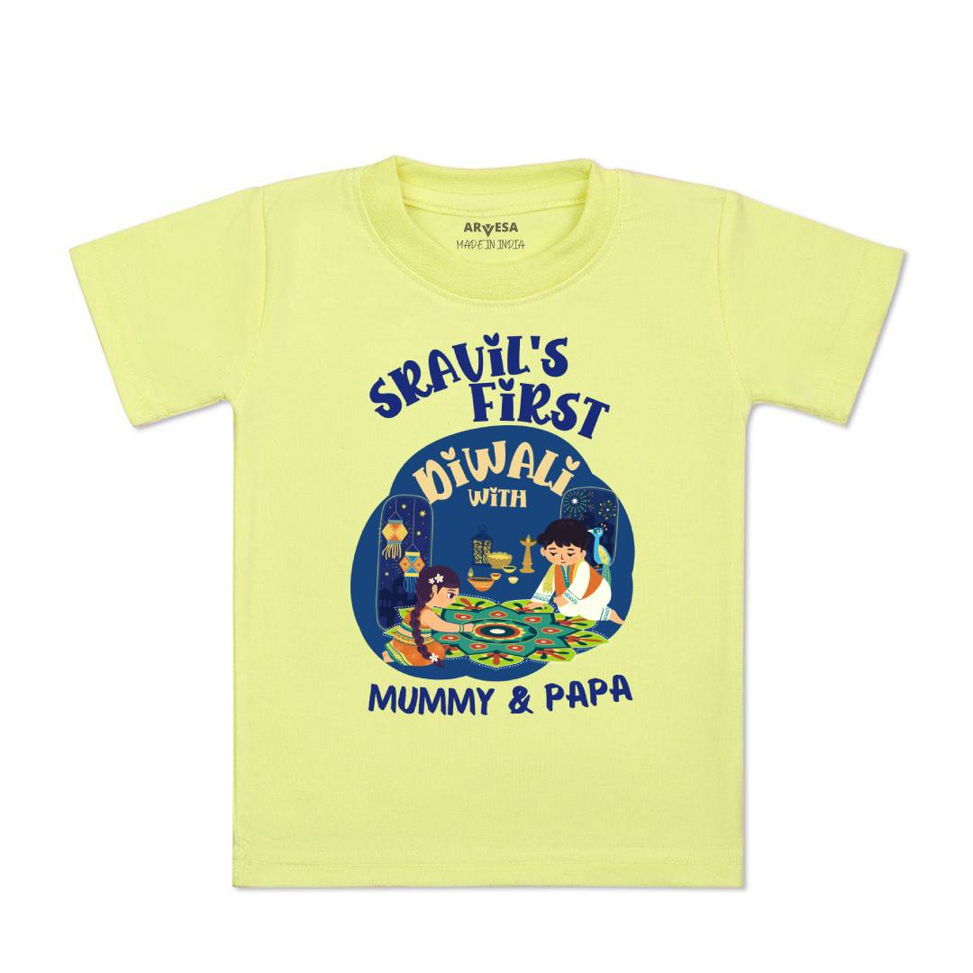 Arvesa My First Diwali  Baby Boy & Girl Dress