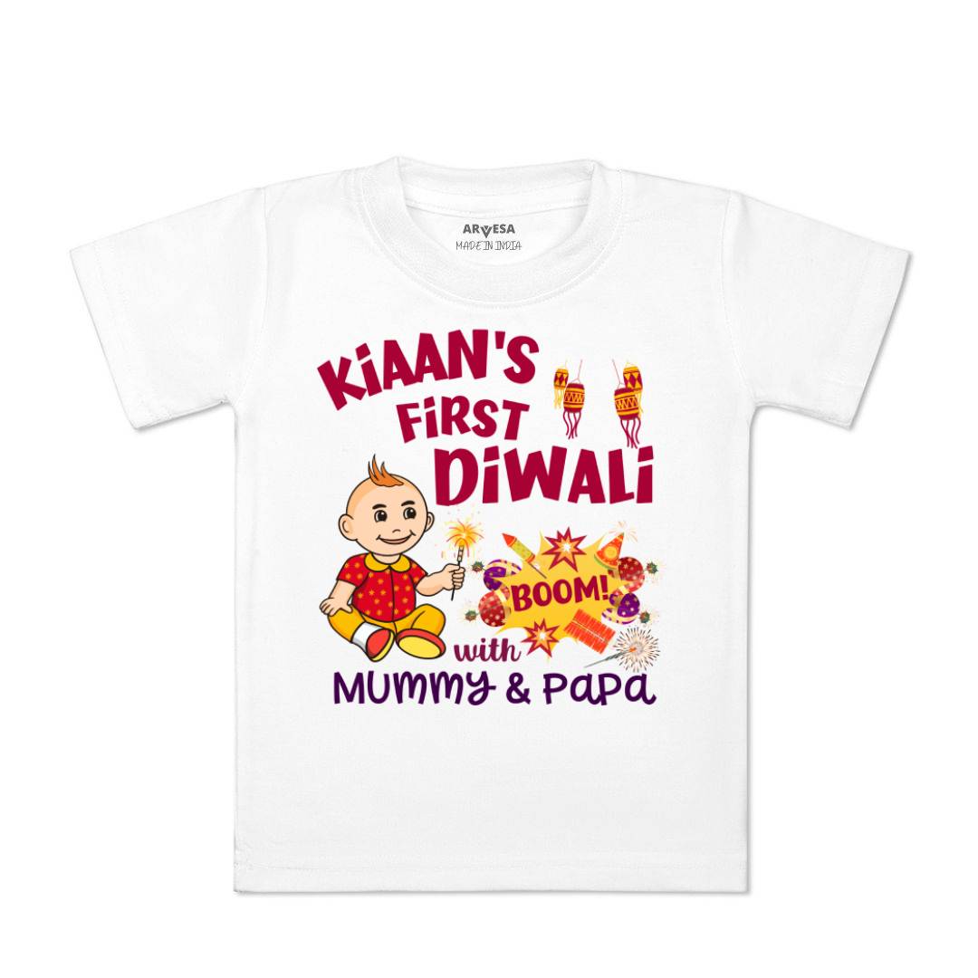 Arvesa My First Diwali  Baby Boy & Girl Dress