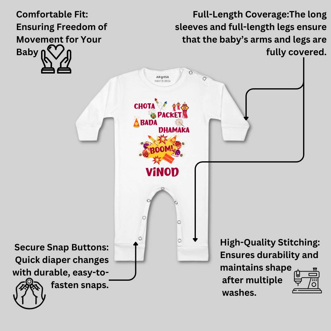 Arvesa My First Diwali  Baby Boy & Girl Dress