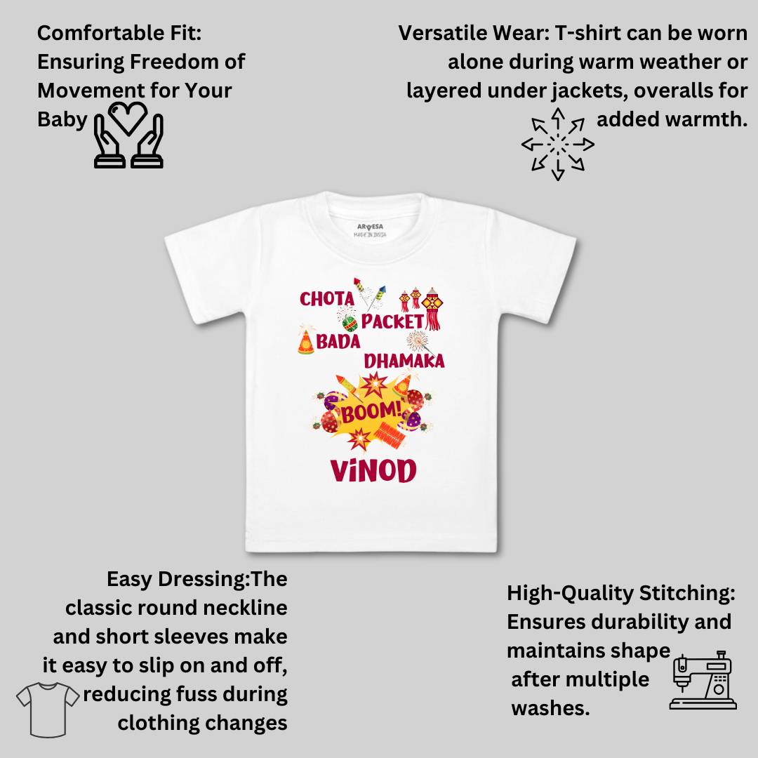 Arvesa My First Diwali  Baby Boy & Girl Dress