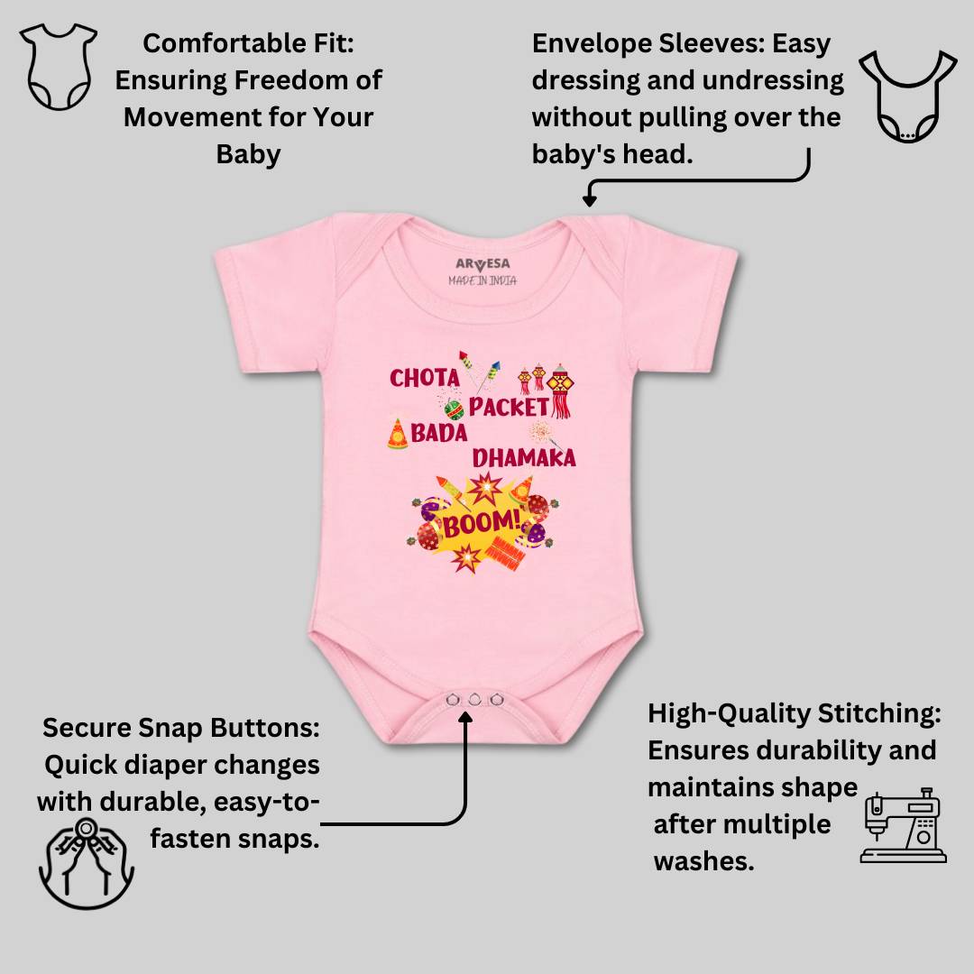 Arvesa Design-1110 Diwali My First Baby Boy and Baby Girl Dress .
